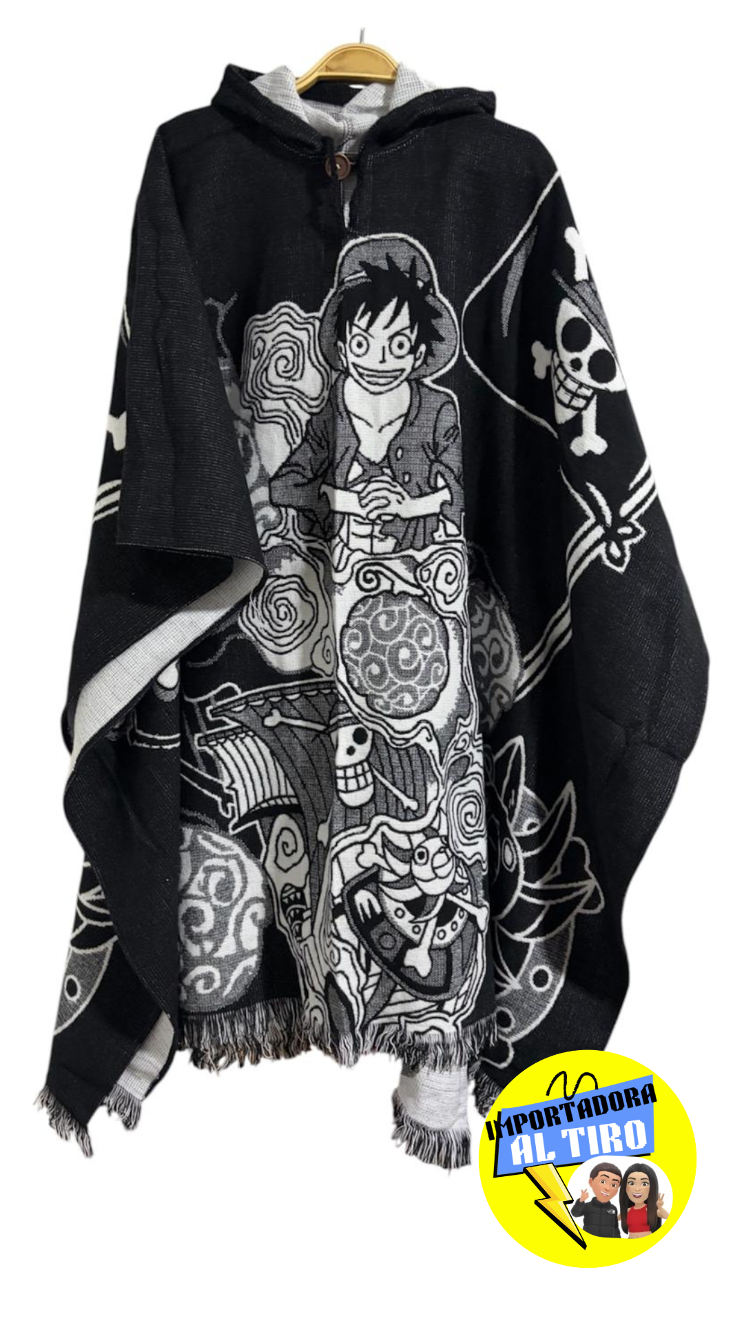 One Piece con Monkey D. Luffy Negro