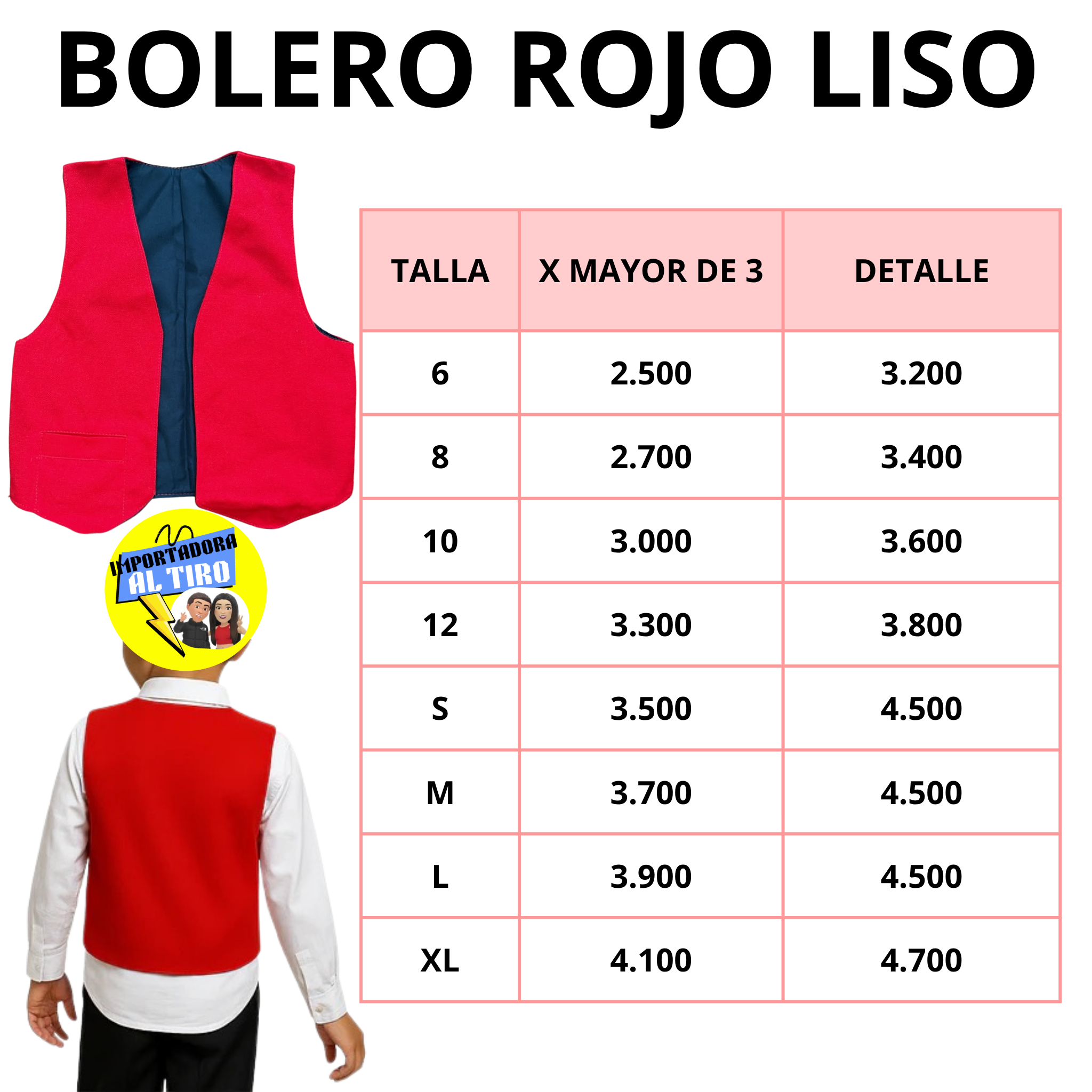 BOLERO ROJO