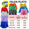 FALDA PLATO