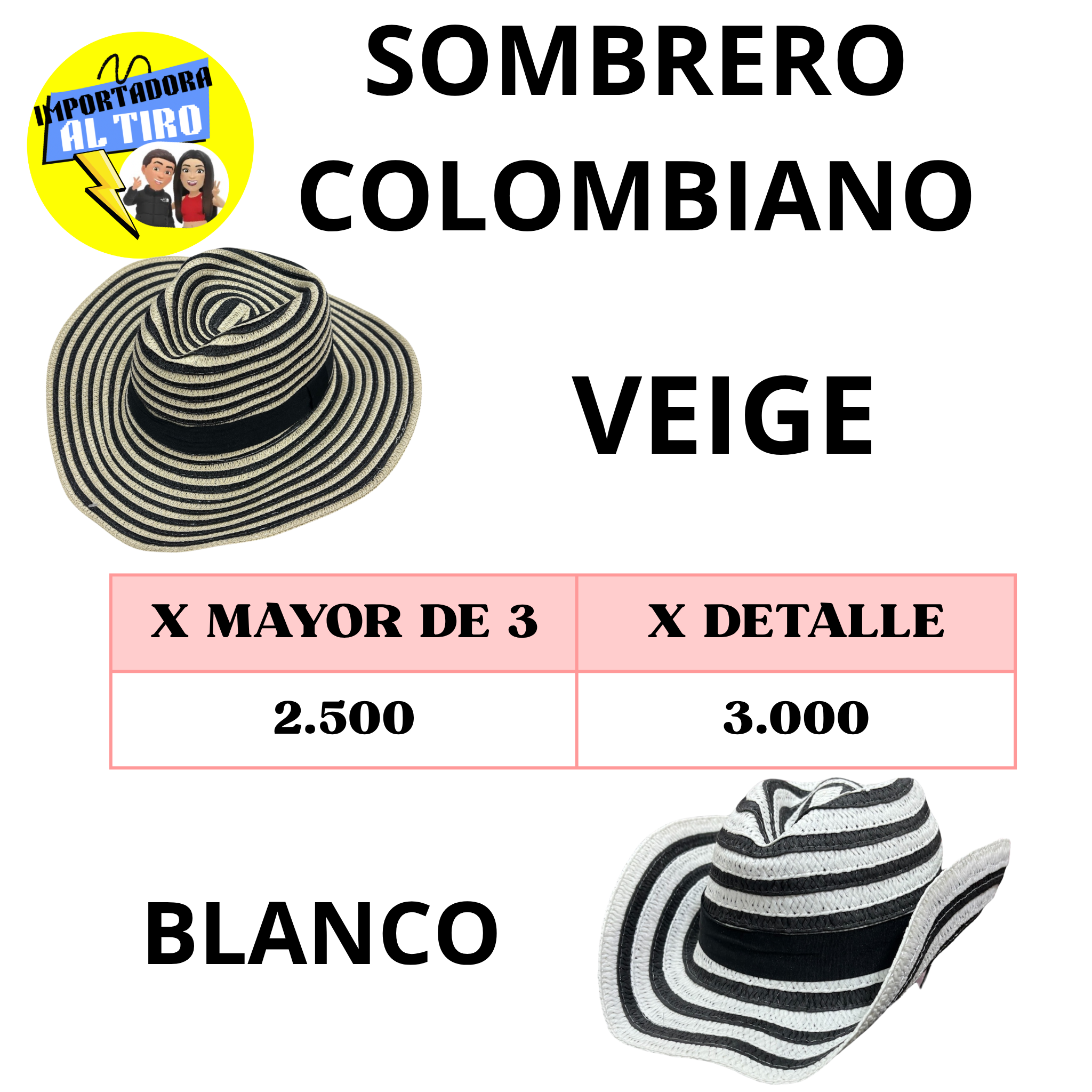 SOMBRERO COLOMBIANO