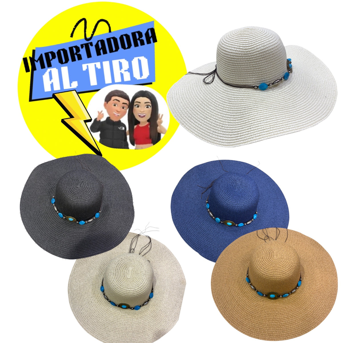 Docena Playero dama turquesas
